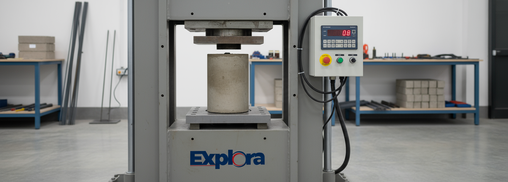 Machine de test de compression géotechnique Explora